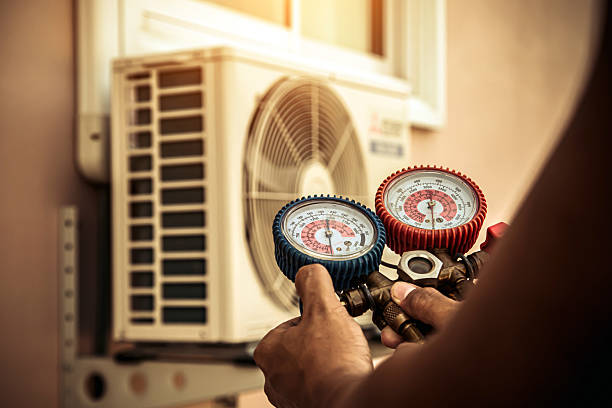 Professional Air Conditioning Service technician working in East Berlin, PA